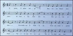 Fabre d'Églantine, qui a donné leur nom aux mois du calendrier républicain est aussi l'auteur d'une célèbre chanson française. Quel en est son titre ?