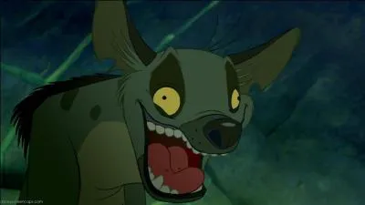 Les deux autres hyènes sont des mâles. le plus " foufou " des deux, se prénomme...