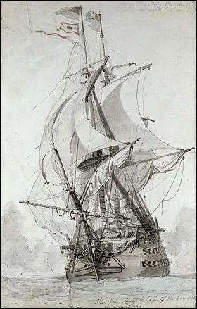 En quelle année fut lancé l'Océan, un navire de ligne français ?