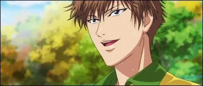 Dans "Prince of Tennis", ce joueur est doté d'une rapidité fulgurante ! Il est le cousin d'un joueur de Hyōtei. 
Il s'agit de :