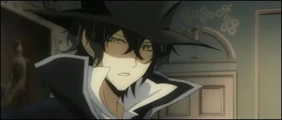 Dans "Pandora Hearts", aussi appelé "Raven", ce personnage ailurophobique est le serviteur d'Oz Vessalius, le héros de cet anime. 
Il s'agit de :