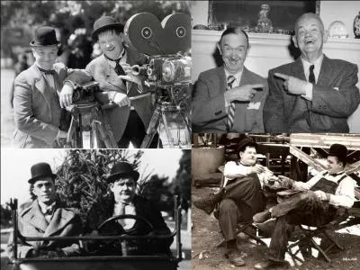 Le générique des années 1966 – 1967 vous permettra de découvrir les héros du cinéma muet et parlant ! C'est toujours, ou presque, les « gros », qui sont les victimes des autres ! 

Quel est-il (réponse 1 ou 2) ?
Quelle est-elle (réponse 3 ou 4) ?