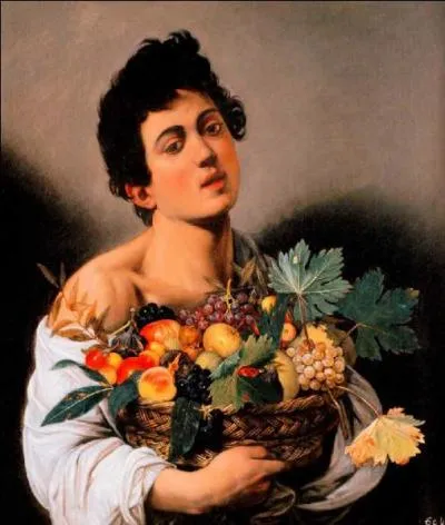 Qui a peint "Garçon à la corbeille de fruits" ?