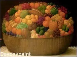 Qui a peint "Corbeille de fruits" ?