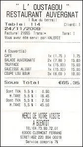 Suis-je le seul qui ne me sois pas encore remis de la dernière question ? Je me souviens encore quand j'allais au dépanneur m'en acheter et de lire sur le reçu la somme mirobolante de 25 cents. Vous aurez compris que cette phrase n'est pas seulement nostalgique mais également introductive pour notre mot vedette : reçus. 
Est-ce que l'exemple que j'en ai fait est correct selon la langue française ?