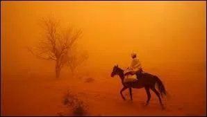 Citez-moi le nom de ce vent saharien, très chaud et sec, soufflant sur l'Afrique du Nord et le sud de la mer Méditerranée :
