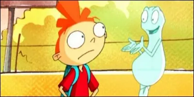 Dans "Célestin", que fait ce petit fantôme ?