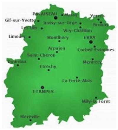 Situé dans la région Île de France, je suis entouré de 6 départements : Le Val de Marne, les Hauts de Seine, la Seine-et-Marne, les Yvelines, le Loiret, mais quel est le nom du dernier ?