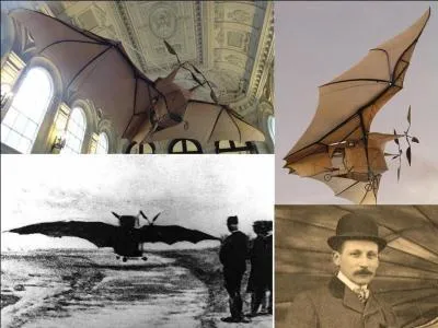 En 1890, 1891 et enfin en 1897, furent effectués les premiers vols motorisés. Ces tentatives, bien que réussies, ne seront pas considérées comme étant les premiers vols de l'histoire. Par contre, ce sont les 1e décollages contrôlés.
Qui en était l'auteur (ou les auteurs) ?