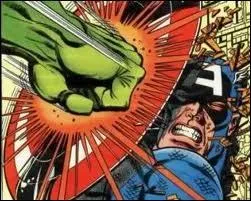 Qui écrase son poing sur le bouclier de Captain America ?