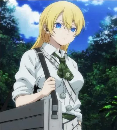 Je suis une jeune lycéenne participant au jeu mortel Btooom ! et ai une peur des hommes. Je me nomme :