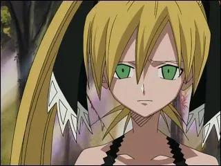 Je suis une sorcière faisant partie de la bande d'Hao dans l'équipe Hanagumi et mon fantôme est une poupée cow-boy se nommant Chuck. Je suis :