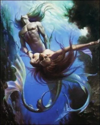 Cependant, au fil des années, les auteurs grecs représentèrent Triton comme :