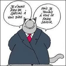 Si tu n'apprécies pas mon quiz :