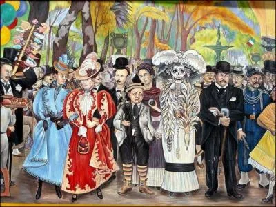 Qui a peint "Rêve d'un dimanche après-midi à Alameda Parc" ?