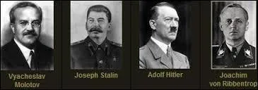 En quelle année l'Allemagne nazie signe-t-elle le pacte germano-soviétique (Ribbentrop-Molotov) ?