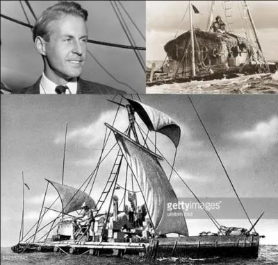 Je ne suis pas un navigateur de métier, mais, un anthropologue. Mais, la mer m'a permis de prouver que ma théorie était la bonne. Pour moi certains peuples de Polynésie étaient en partie originaires d'Amérique. Cela m'a valu une traversée de plus de 100 jours.
Qui suis-je ?