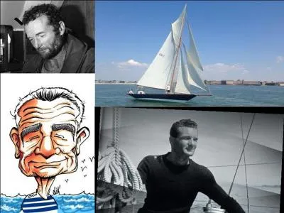 J'étais architecte et concepteur de génie, marin d'exception et skipper. Je deviens célèbre lors d'une traversée en solitaire Egalement, j'étais officier dans la Marine nationale. Mais ce qui comptait c'étaient mes « mésanges à tête noire ». Hélas, je perdis la vie à bord du premier d'entre eux ! 
M'avez-vous reconnu ?