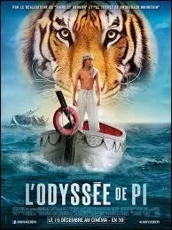 Film ayant obtenu 4 oscars, "L'odyssée de Pi" raconte le voyage extraordinaire d'un jeune indien sur un canot de sauvetage suite au naufrage du cargo qui le transporte lui et les animaux du zoo de son père. Mais quel animal lui tient compagnie tout au long de son périple ?