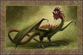 Quelle est cette créature médiévale représentée avec une tête de coq, un corps de serpent et des ailes de chauve-souris ?