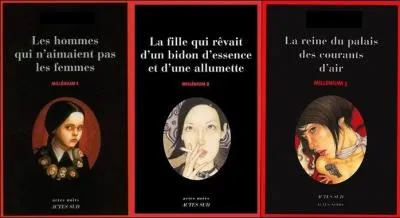 Qui a écrit la trilogie de romans policiers "Millenium" ?