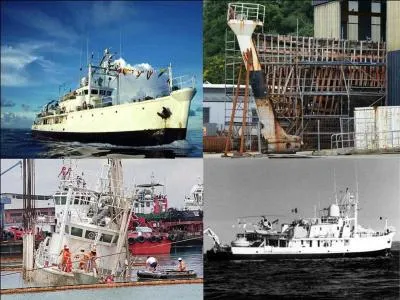 Mon patron historique portait un bonnet rouge. Moi, je suis un navire qui a servi pendant la 2e Guerre mondiale comme dragueur de mines. J'ai bourlingué sur les « 7 mers » pour les faire découvrir et les protéger. Actuellement, ma situation est désastreuse, scandaleuse.