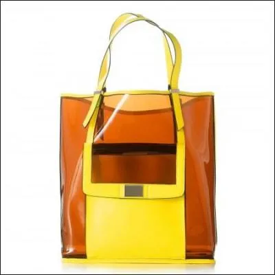 Il est transparent, il revient à la mode cet été, c'est le sac...