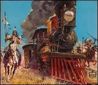 Au XIXe siècle, quelle appellation les peuples amérindiens donnèrent-ils au train à vapeur ?