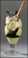 Quel est l'autre nom qui désigne un dessert glacé appelé "Dame Blanche" ?