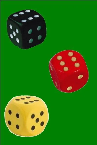 Quelle est la couleur du dé "pipé" ?