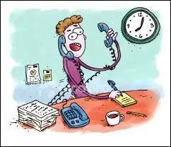 Être très occupé, c'est "avoir du pain...".