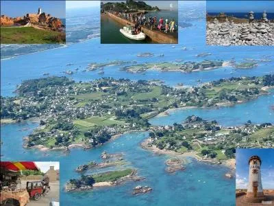 Oubliez votre voiture, oubliez les véhicules à moteur, ils ne sont pas autorisés (sauf quelques exception). L'île principale se divise en deux îles à marée haute pour n'en reformer qu'une seule à marée basse. Elles sont reliées entre elles par le « pont ar Prat ».
Où sommes-nous ?