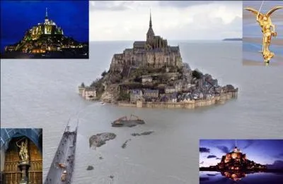 Comme le dit le proverbe en ce lieu, « La mer rejoint ensuite les côtes à la vitesse d'un cheval au galop ». Bon, avec la photo, cela ne doit pas être très difficile à trouver ! 
Où sommes-nous ?