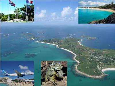 Cette île appartient à deux pays, donc, elle a deux langues officielles et une langue co-officielle. En plus, ne soyez pas étonné de subir un vent artificiel et chaud si vous vous reposez sur une des plages, enfin si vous le pouvez ! 
Quelle est cette île ?