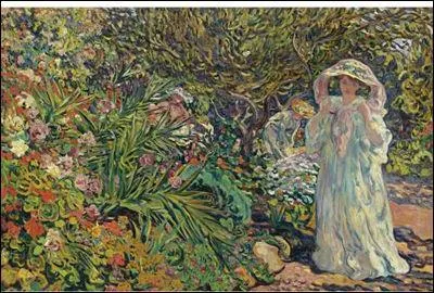 Qui a peint "Suzanne dans le jardin d'Agay" ?