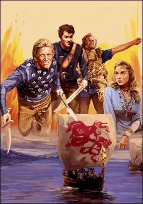 Film culte de Richard Fleischer (1958) réunissant Kirk Douglas, Tony Curtis, Janet Leigh et Ernest Borgnine. L'histoire se passe au 10ème siècle. Des hordes de sauvages scandinaves sèment la terreur sur les côtes anglaises. Leur chef, Ragnar, tue le roi et viole la reine. Il capture Eric, le fruit de ce viol, et l'élève comme esclave au sein de sa tribu. Ce dernier n'aura de cesse d'affronter Einar, fils légitime de Ragnar. Tous deux ignorent qu'ils sont frères.