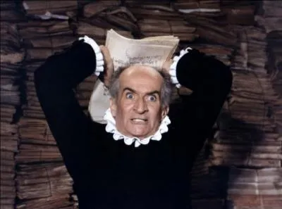 De quel film cette image de Louis de Funès est-elle tirée ?