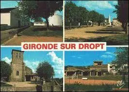 Voici diff&eacute;rentes vues de Gironde-sur-Dropt. Commune aquitaine, elle se situe dans le d&eacute;partement ...