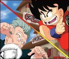 Lors du 21e Tenkaichi Budokai, après un combat acharné contre San Goku, (son élève) a-t-il réussi à le battre ?