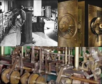 Quel est le "calculateur" le plus ancien parmi ces trois photos ?