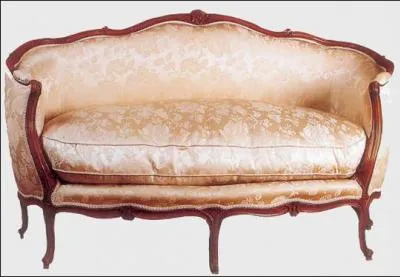 De quel style est le canapé présent sur la photo ?