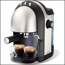 En quelle année a été inventé la machine à expresso ?