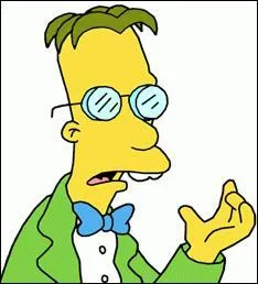 Comment s'appelle ce professeur qui intervient parfois dans "Les Simpson" ?