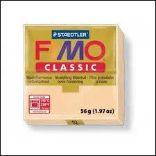Quels sont le nom et le numéro de ce pain de Fimo ?