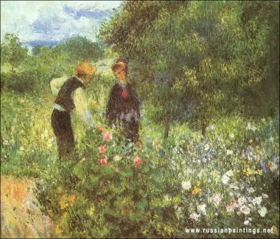 Qui a peint "Conversation dans le jardin" ?