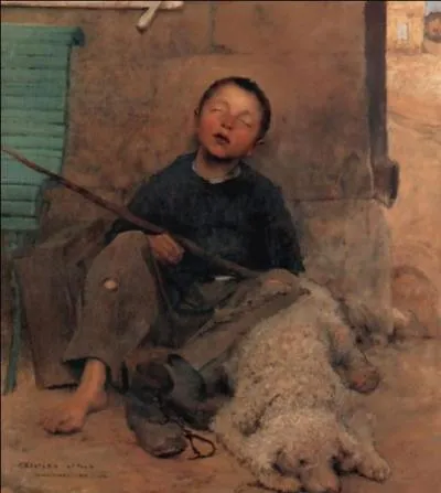 Qui a peint "L'enfant au chien" ?