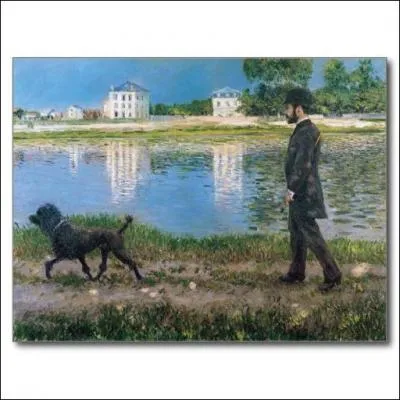 Qui a peint "Portrait de Richard Gallo et son chien" ?