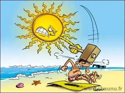 Quels sont les signes d'un coup de chaleur ?