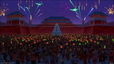 Des feux d'artifice ! A qui appartient ce palais ?