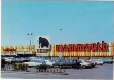 En quelle année la chaîne d'hypermarché "Mammouth" disparaît-elle définitivement ?